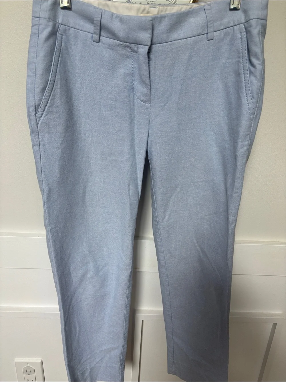 J Crew Light Blue Slim Dress Pants size 2 P